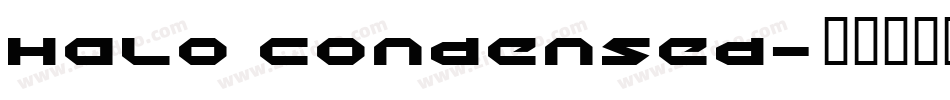 Halo Condensed字体转换